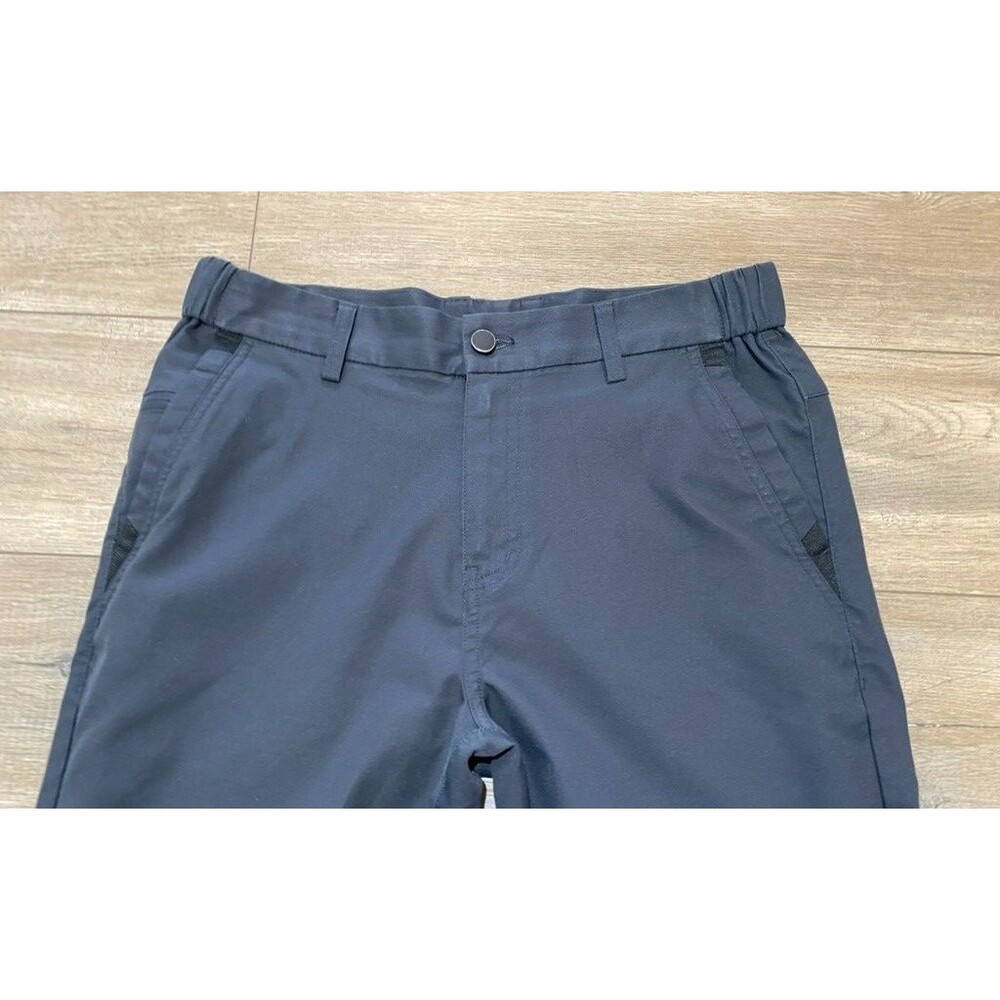 Jack Archer Jetsetter Performance Mens 31X30 Black Smart Tech Chino Golf Pants - Picture 2 of 8